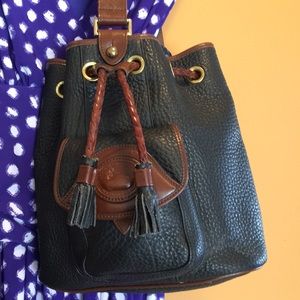Vintage Dooney & Bourke Leather Hobo Bag